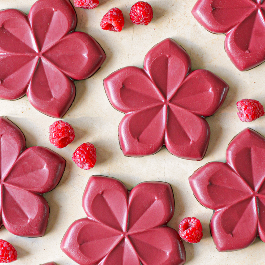 Tablette Fleur Guimauve Géranium Rosat & Confit de Framboise